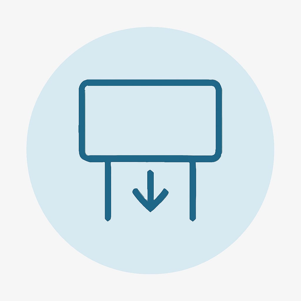 Icon representing easy access