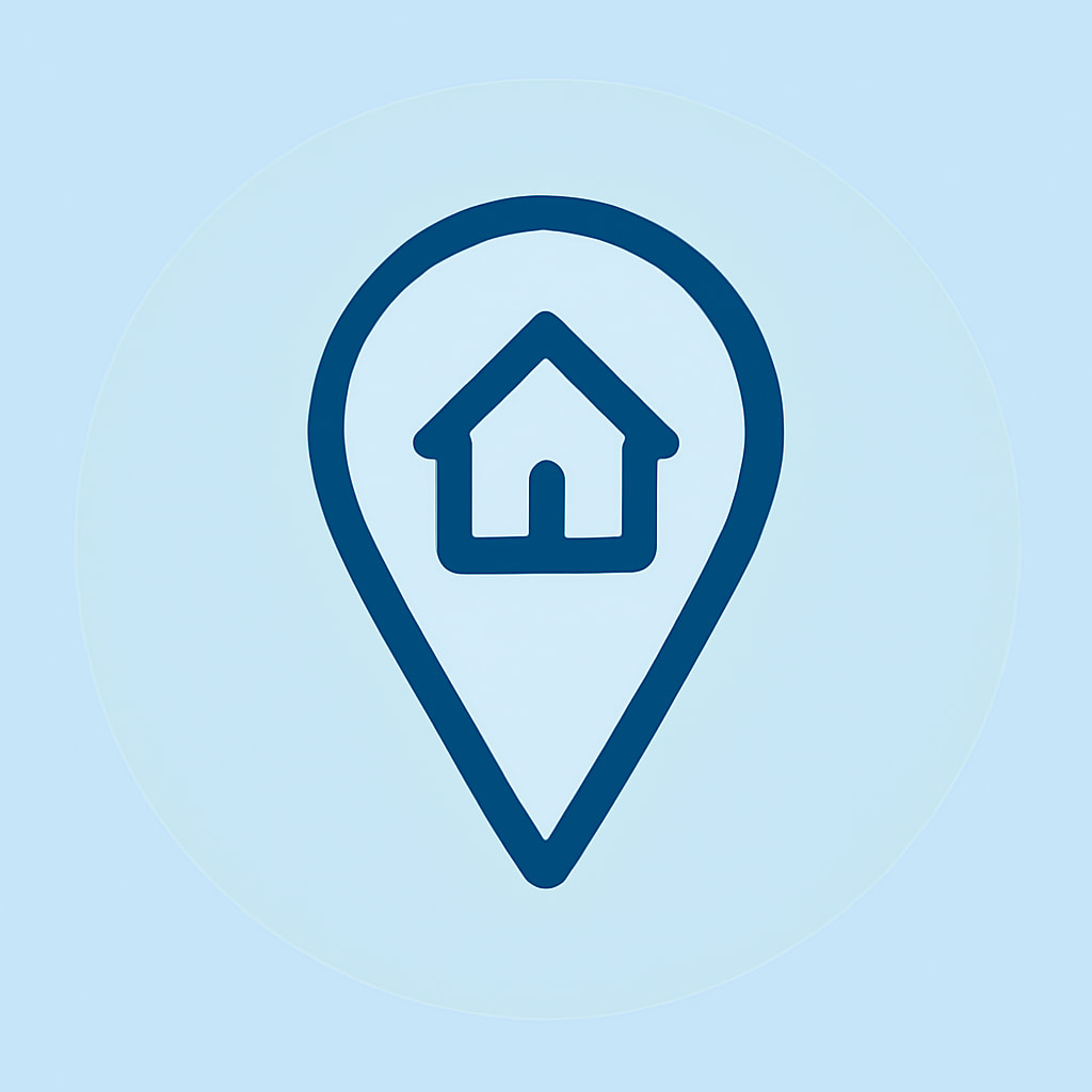 Icon representing practical location