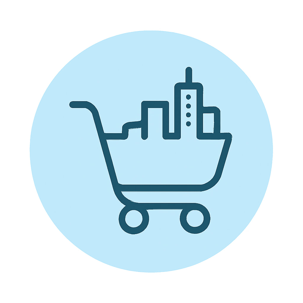 Local and regional services icon