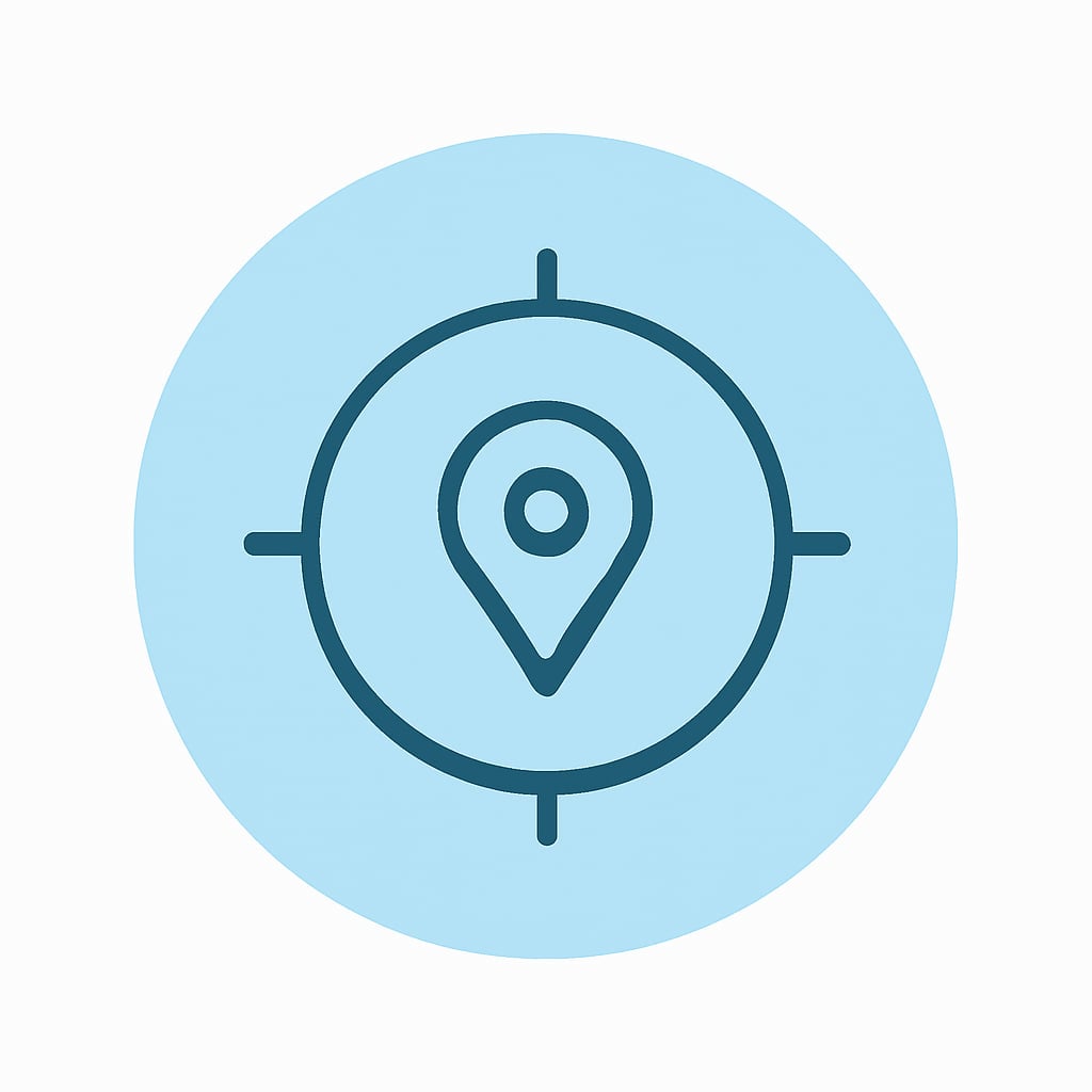 Practical location icon