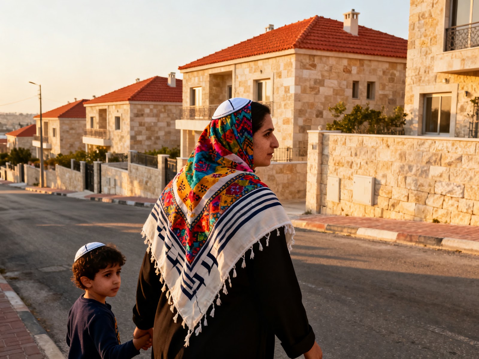 Family enjoying life in Einav