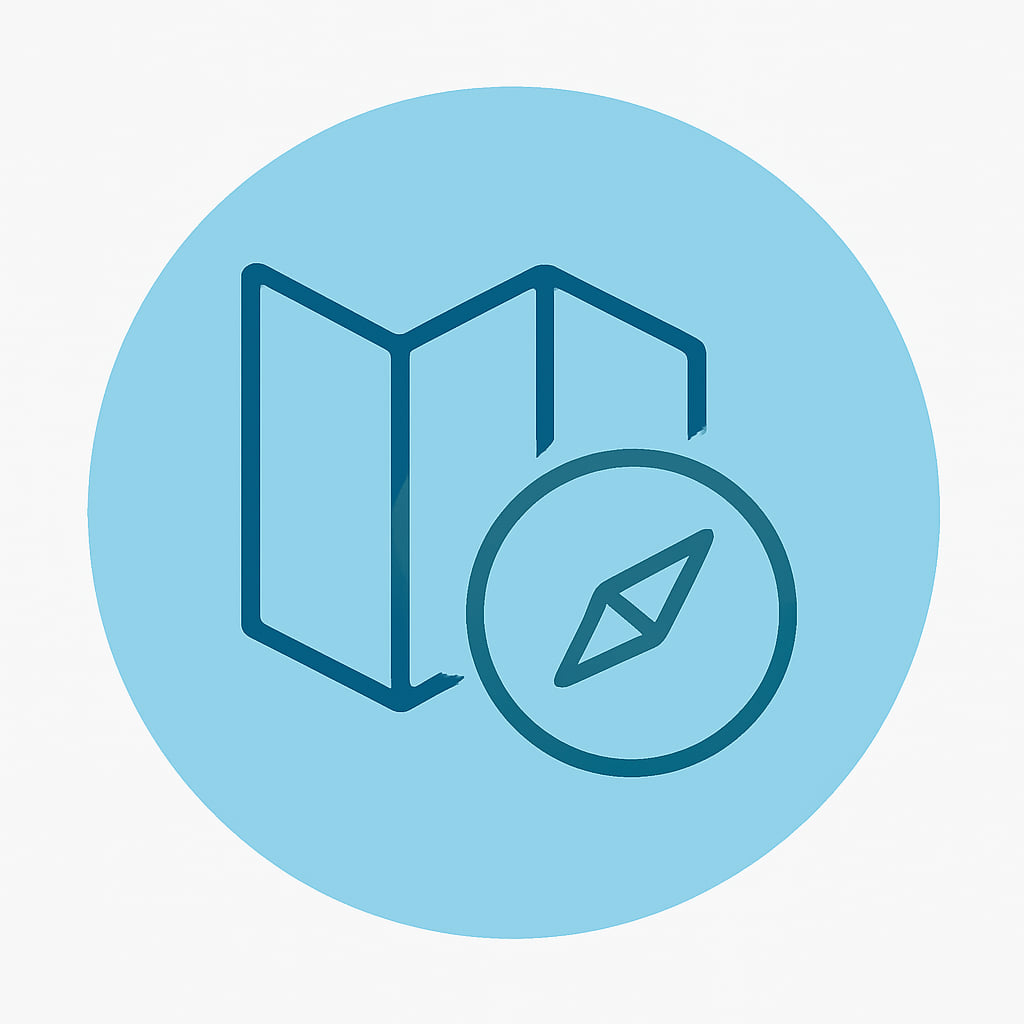 Icon representing practical location