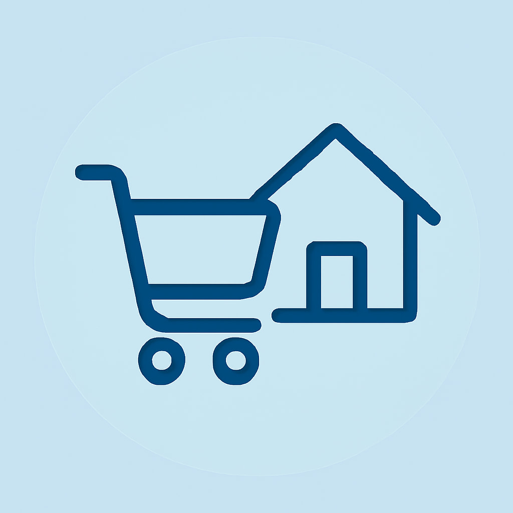 Icon representing local and regional services