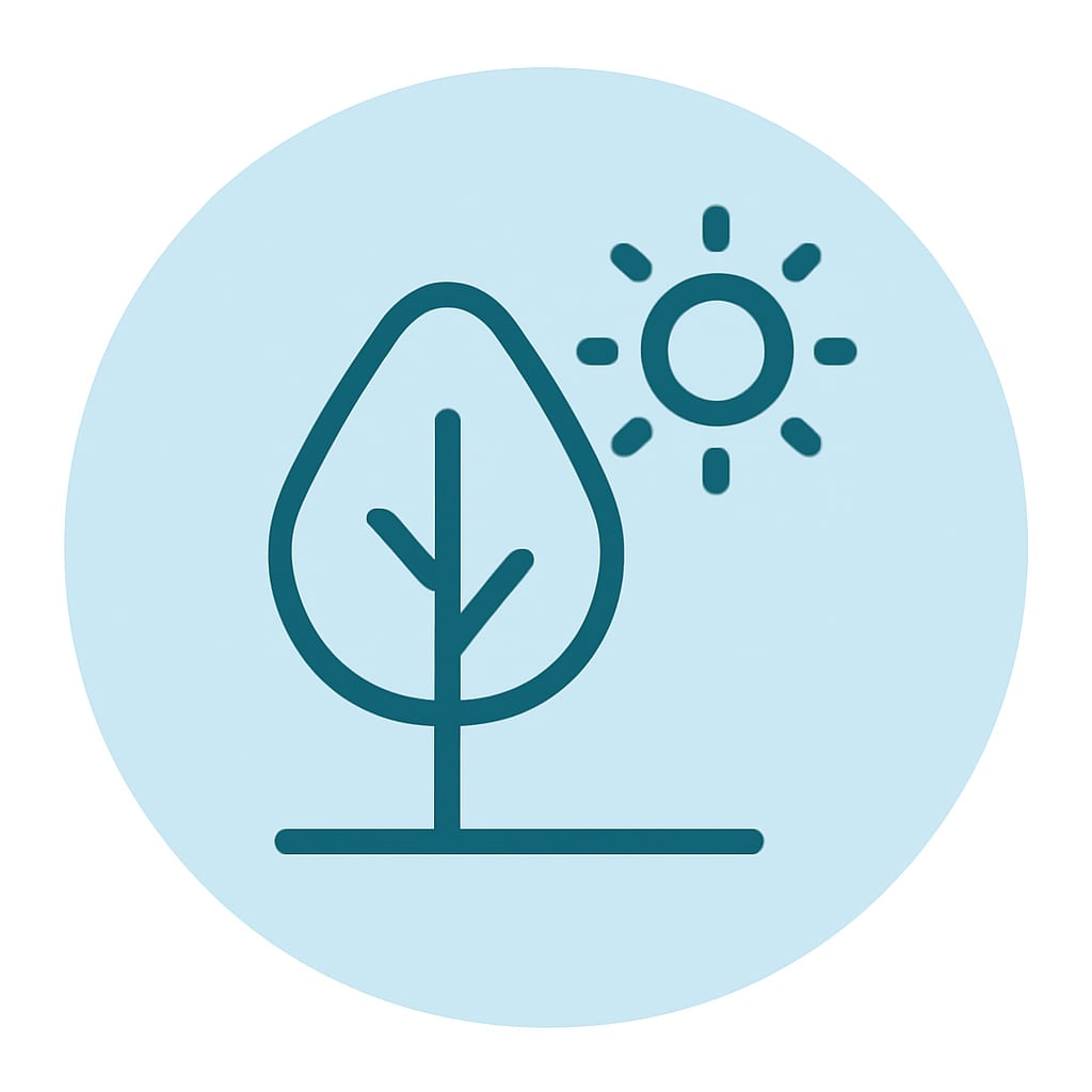 Icon representing natural surroundings