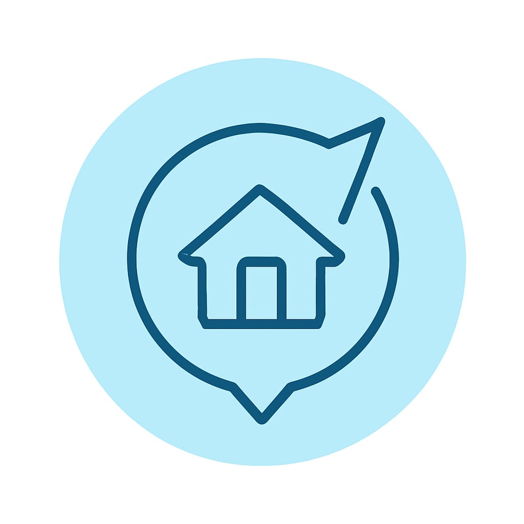 Icon representing practical location
