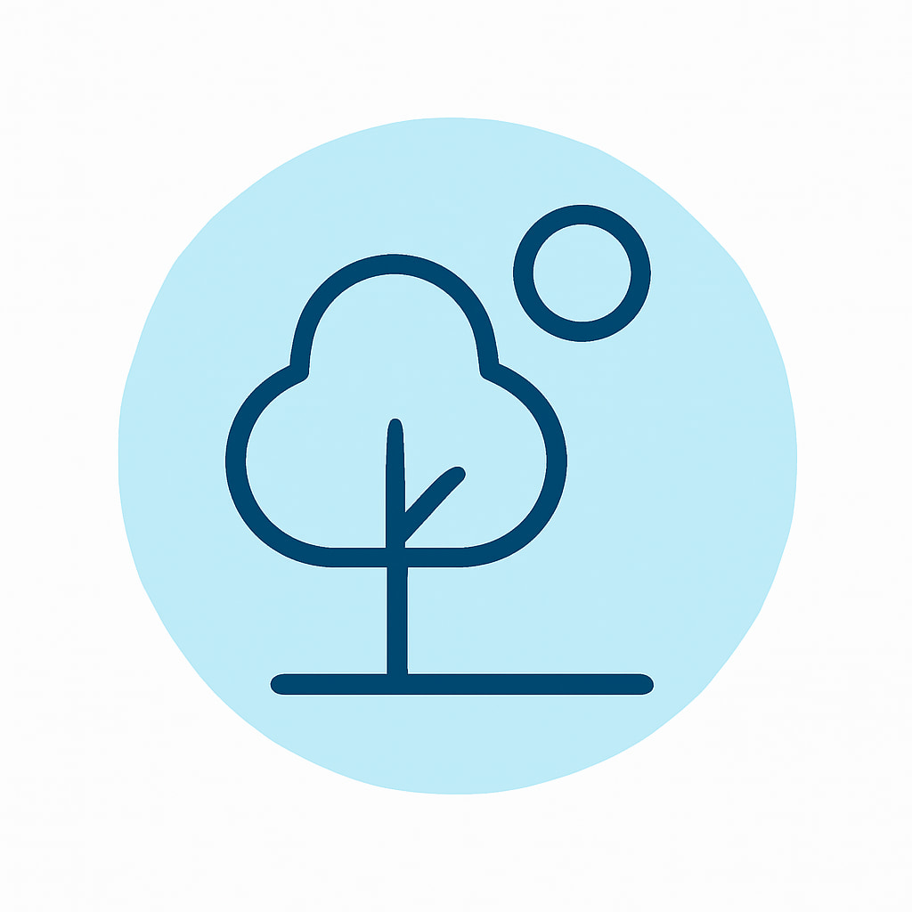 Icon representing nature