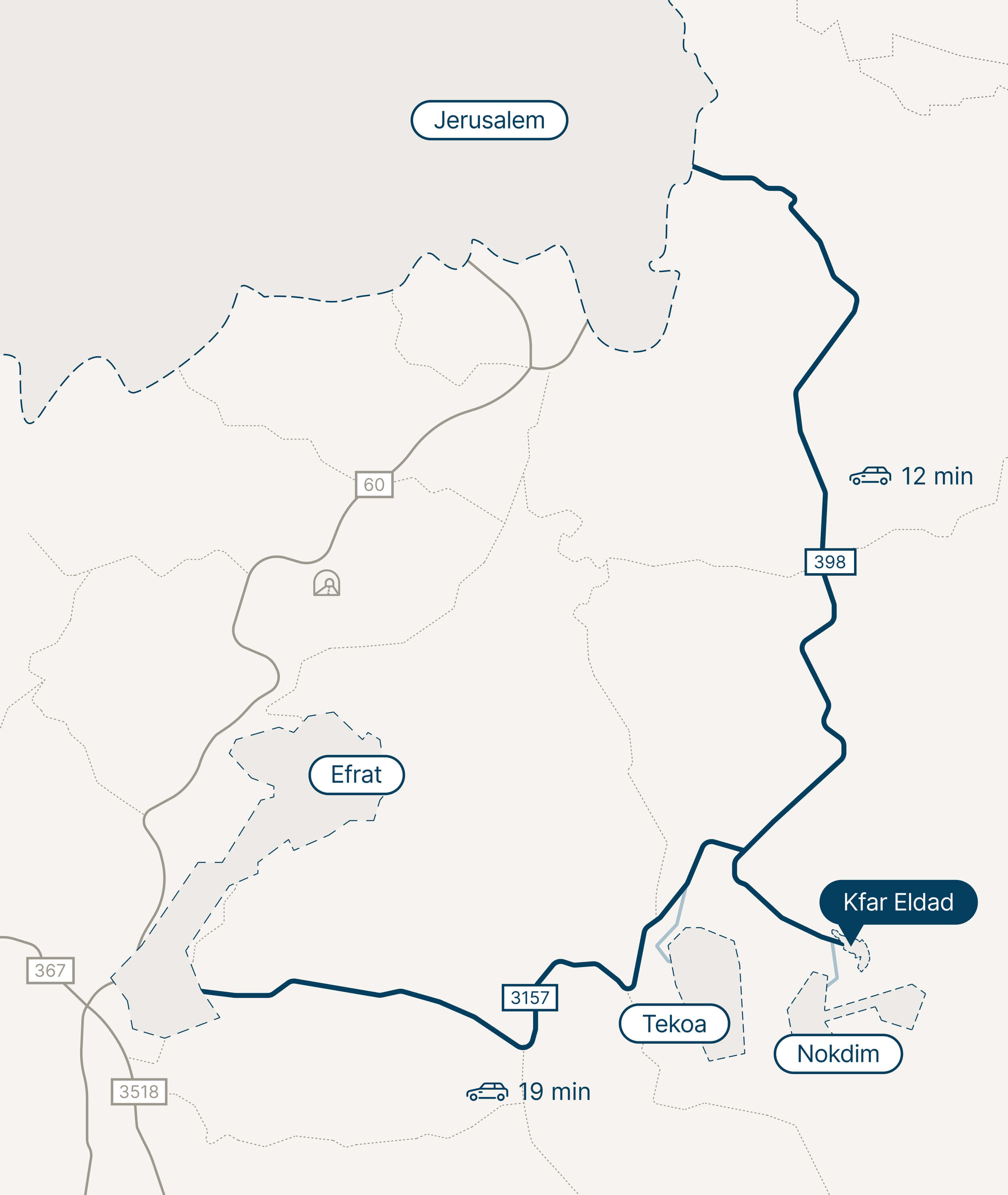 Location Kfar Eldad