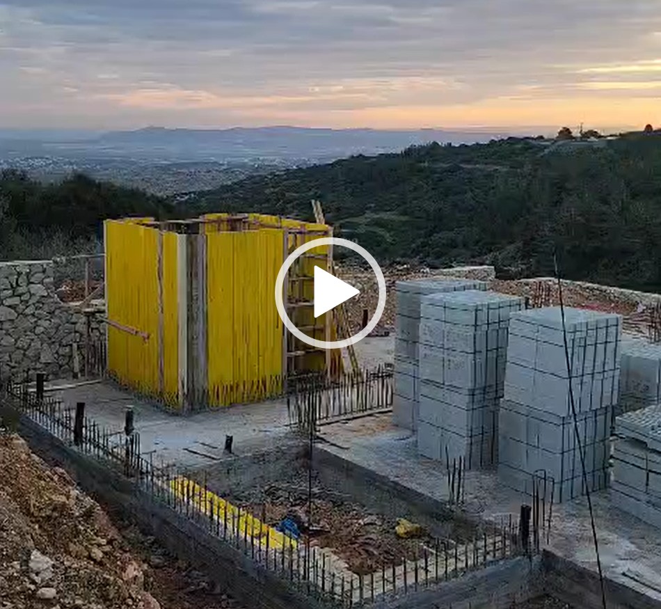 כשאנחנו אומרים שהבנייה בטל מנשה בהתקדמות שיא, כל מילה שלנו היא בטון!