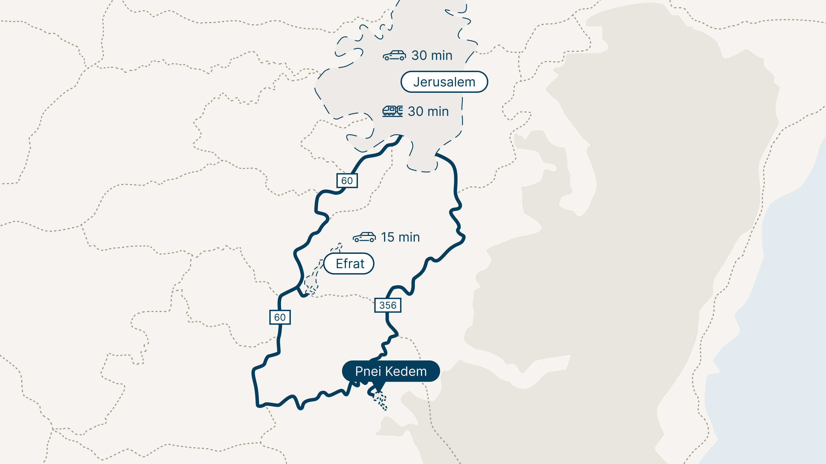 Location Pnei Kedem
